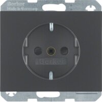 BERKER Steckdose SCHUKO 47357006 anthrazit matt