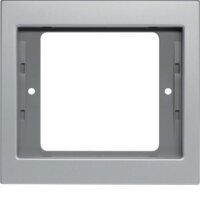 BERKER Rahmen 13137003 1-f. K.5 Alu Aluminium eloxiert
