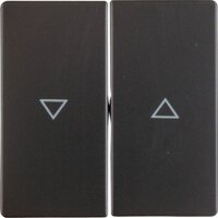 BERKER Serienwippe 16256086 Aufdruck Pfeil anthrazit samt