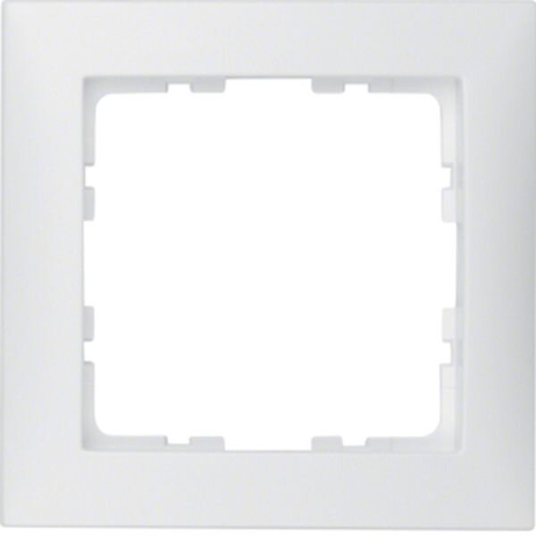 BERKER Rahmen 10119909 1fach polarweiss matt