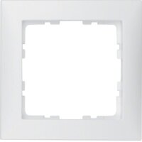 BERKER Rahmen 10119909 1fach polarweiss matt