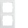 BERKER Rahmen 10129909 2fach polarweiss matt
