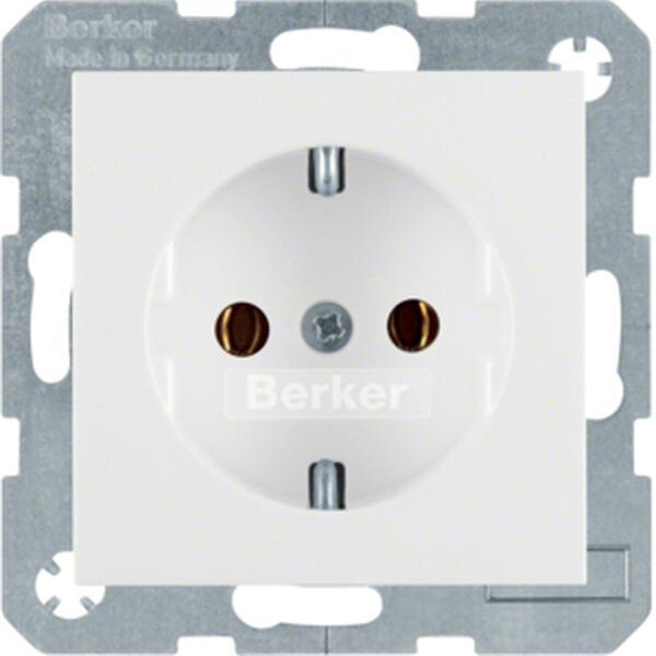 BERKER Steckdose SCHUKO 47431909 polarweiss matt