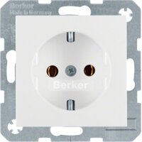 BERKER Steckdose SCHUKO 47431909 polarweiss matt