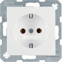 BERKER Steckdose SCHUKO 41438989 polarweiss glänzend