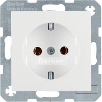 BERKER Steckdose SCHUKO 41431909 polarweiss matt