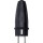 MERTEN Vollgummi-Stecker SCHUKO 122051 Vollgummi-SCHUKO-Stecker schwarz