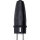 MERTEN Vollgummi-Stecker SCHUKO 122051 Vollgummi-SCHUKO-Stecker schwarz