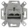 RUTENBECK Datenanschlussdose flex UAE-Cat.6A iso-8/8 Up0 2xRJ45s LSA