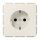 JUNG Steckdose SCHUKO CD1520 wei&szlig; (cremewei&szlig;)