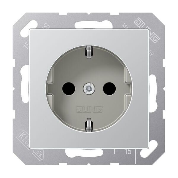 JUNG Steckdose SCHUKO A1520AL aluminium