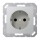 JUNG Steckdose SCHUKO A1520AL aluminium