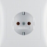 BERKER Steckdose SCHUKO 47429909  mit Abdeckplatte...