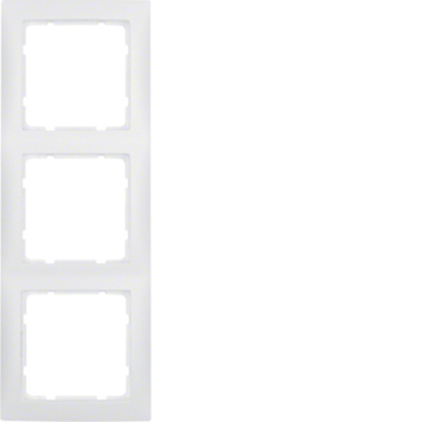 BERKER Rahmen 10139909 3fach polarweiss matt