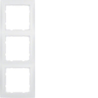 BERKER Rahmen 10139909 3fach polarweiss matt