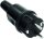 BACHMANN Stecker 913.173 schwarz