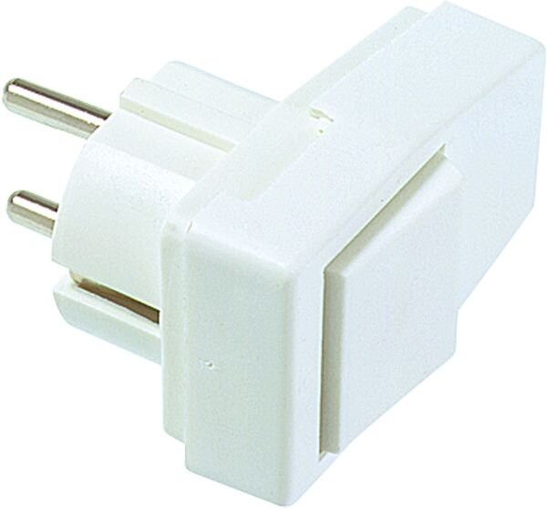 BACHMANN Schutzkontaktstecker 911.271 Winkel weiss