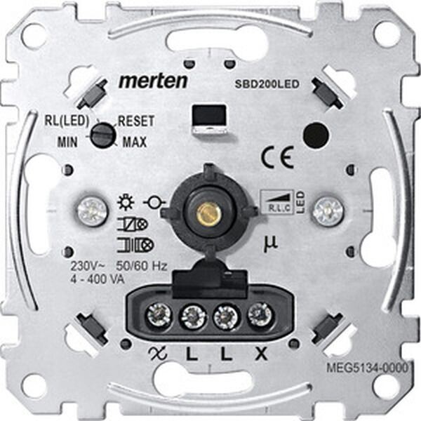 MERTEN Universaldrehdimmereinsatz MEG51340000 f&uuml;r LED-Lampen