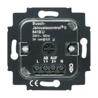BUSCH-JAEGER Jalousiebasiseinsatz 6418 U 2CKA006410A0375