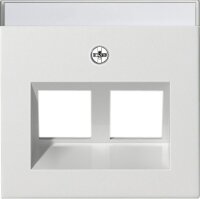 GIRA Abdeckung 264003 Beschriftungsfeld Mod Jack 30°...