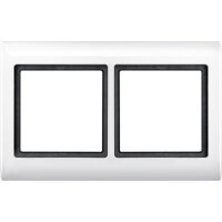 MERTEN Rahmen Aquadesign 400219 2fach polarweiß