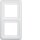 BERKER Rahmen 132909 2fach WG UP IP44 polarweiss