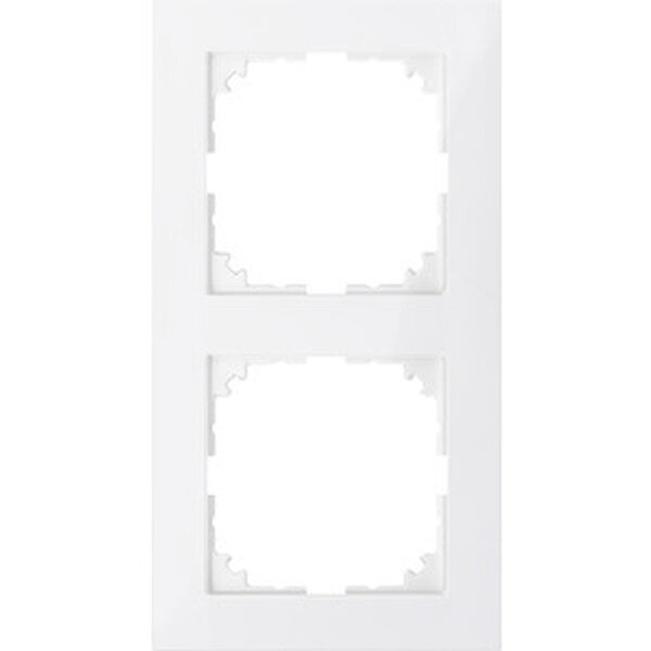 MERTEN M-Pure-Rahmen MEG40203619 M-Pure 2fach polarwei&szlig; M-Pure