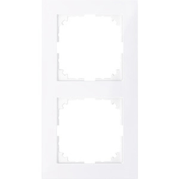 MERTEN M-Pure-Rahmen MEG40203625 M-Pure 2fach aktivwei&szlig; M-Pure