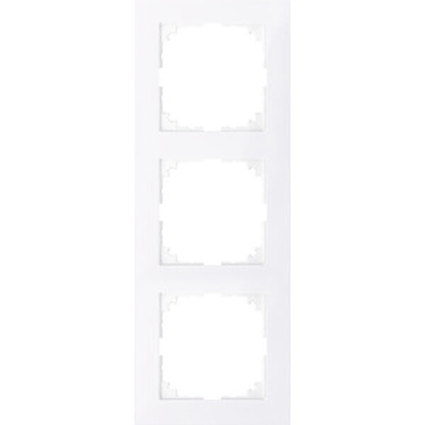 MERTEN M-Pure-Rahmen MEG40303625 M-Pure 3fach aktivwei&szlig; M-Pure
