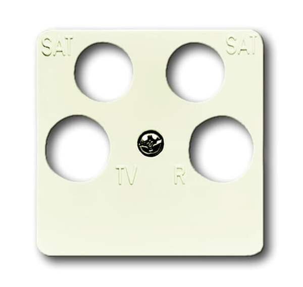 BUSCH-JAEGER Zentralscheibe 1743/10-04-212 Reflex-SI wei&szlig; (cremewei&szlig;)