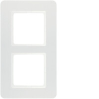 BERKER Rahmen 10126189 2fach Q.7 polarweiss samt