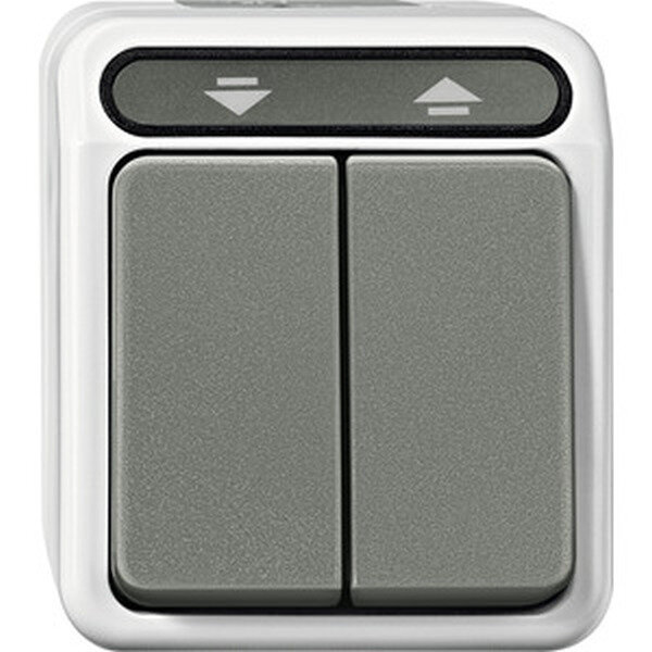 MERTEN Rollladentaster Aquastar MEG37558029 1-polig lichtgrau