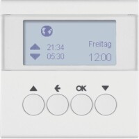 BERKER Jalousie-Schaltuhr 85741188 polarweiss matt