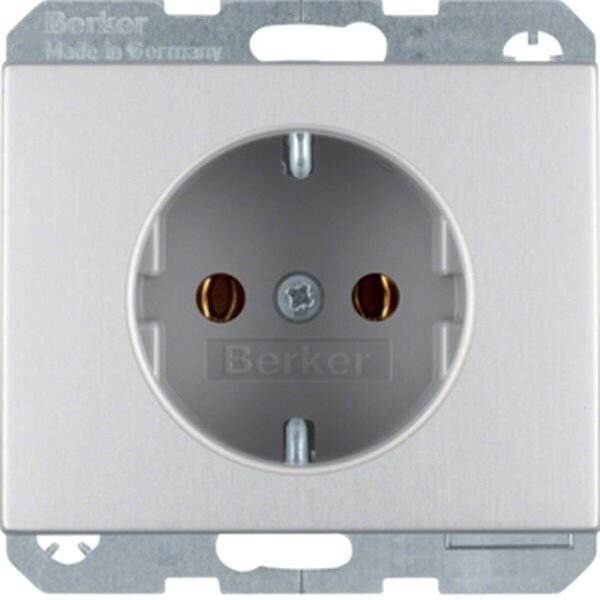 BERKER Steckdose SCHUKO 47157003 alu