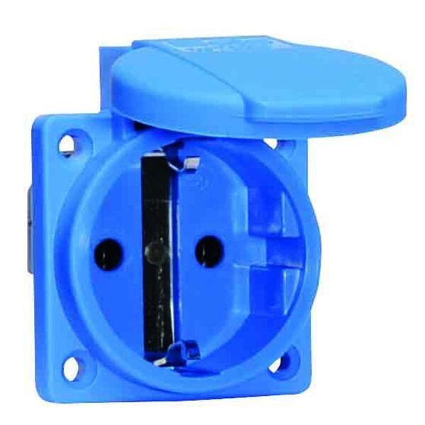 BALS Schutzkontakt-Anbausteckdose blau 16A 250V