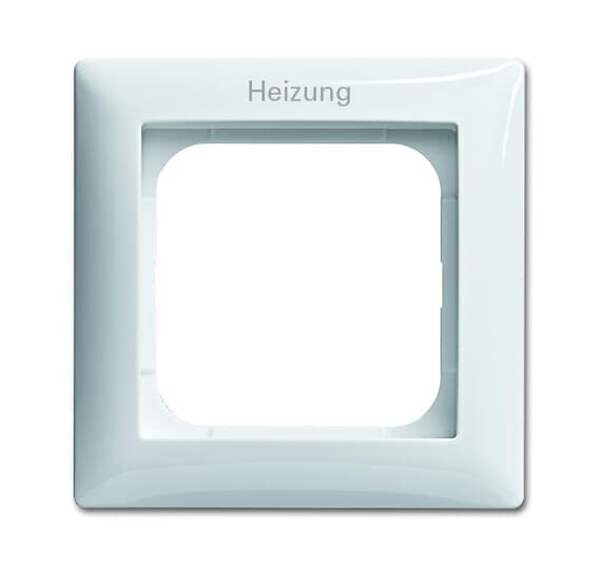 BUSCH-JAEGER Rahmen 1721 JH-914 1fach Heizung alpinwei&szlig;
