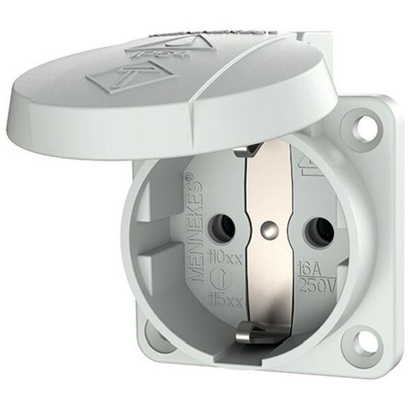 MENNEKES Anbausteckdose SCHUKO 11010 16A2P+E 230V grau
