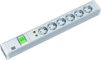 BACHMANN Steckdosenleiste 19" 1,5HE 6xCEE7/3...