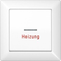 JUNG Abdeckung AS590HWW Heizung Notschalter alpinweiß