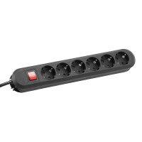 BACHMANN Tischsteckdose 381.151K 6fachgeschraubt 3,0m 2polig