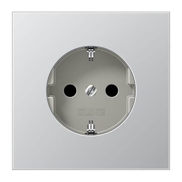 JUNG Steckdose SCHUKO AL1520KI 16A 250V integrierter erh&ouml;hter Ber&uuml;hrungsschutz SAFETY+ Serie LS Aluminium