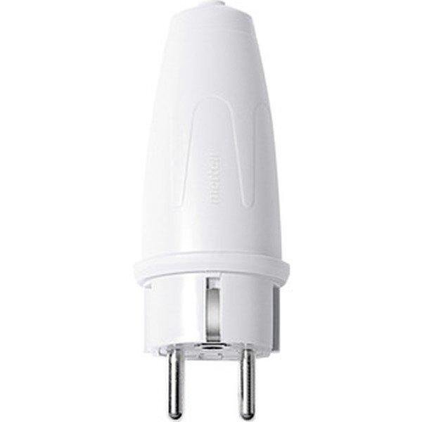MERTEN PVC-Stecker SCHUKO 125462 PVC-SCHUKO-Stecker polarwei&szlig;