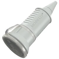 MENNEKES Kupplung SCHUKO 10751 16A2P+E 230V grau IP44