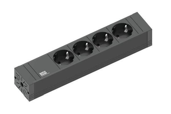 BACHMANN Steckdosenleiste 420.0017 Connect Line 4fach o. Schalter