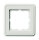 TELEG&Auml;RTNER Abdeckrahmen 1fach 80x80x8,7mm alpinweiss