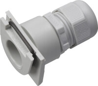 GIRA Stutzen-Schieber 000630 MP20-Verschraubung WG AP grau