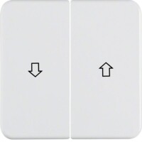 BERKER Serienwippe 155229 Symbol Pfeil IP44 polarweiss