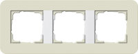 GIRA Rahmen 0213417 3fach E3 Sand/Reinweiß...