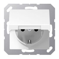 JUNG Steckdose SCHUKO A1520BFKLWW mit Klappdeckel...