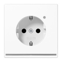 JUNG Steckdose SCHUKO LS1520-OWWLNW mit LED-Licht Serie...